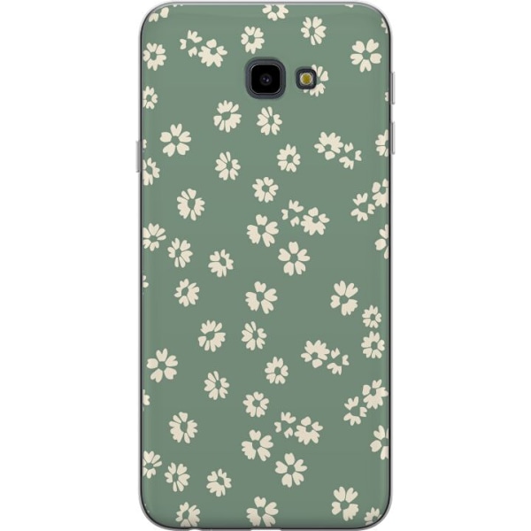 Samsung Galaxy J4+ Genomskinligt Skal Blomsterdröm – färgglatt blommönster