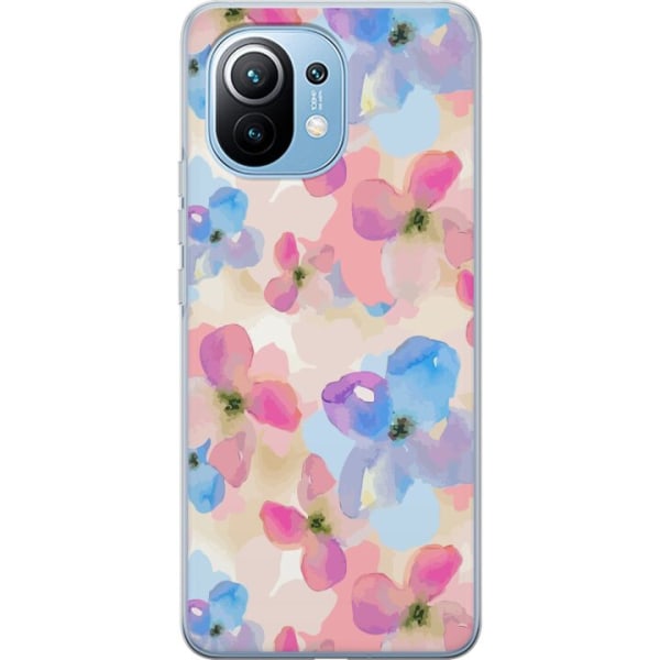 Xiaomi Mi 11 Gennemsigtig cover Blomsterlykke