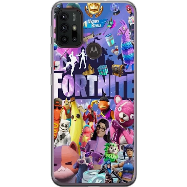 Motorola Moto G30 Genomskinligt Skal Fortnite Grupp