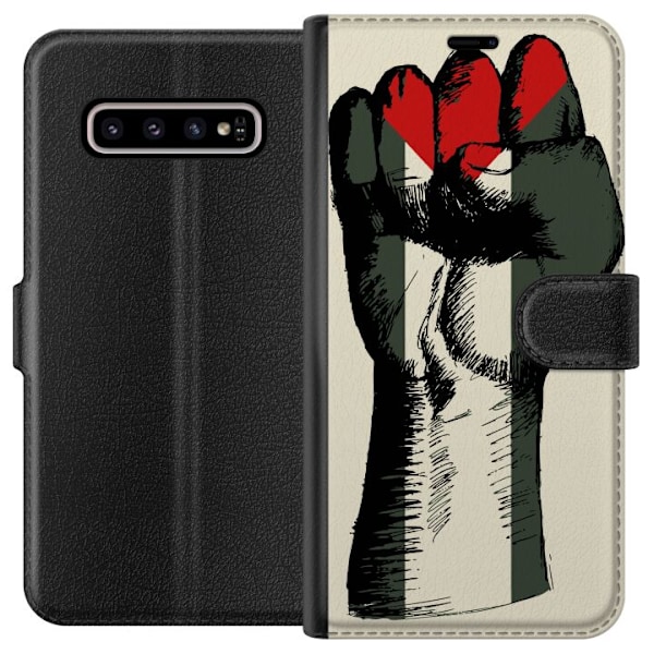 Samsung Galaxy S10+ Plånboksfodral Hand knuten i Palestinas f