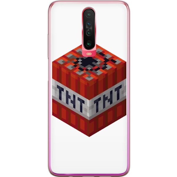 Xiaomi Redmi K30 Läpinäkyvä kuori Minecraft TNT