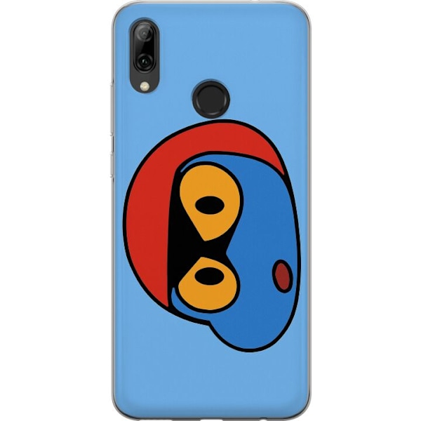 Huawei P smart 2019 Genomskinligt Skal Bold Bot Head