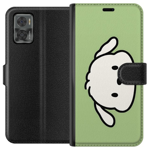 Motorola Moto E22i Plånboksfodral Snoopy Flip