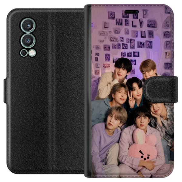 Kompatibelt Lommeboketui til OnePlus Nord 2 5G BTS lila