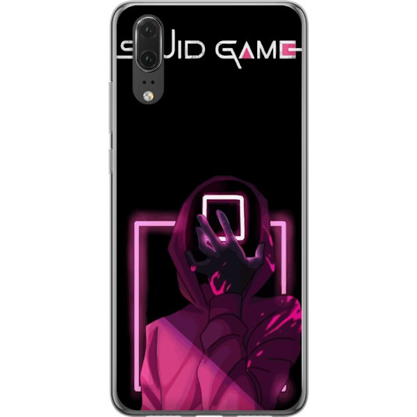 Huawei P20 Läpinäkyvä kuori Squid Game Teema Suosittu Sarja Motiivi Graafinen Ikoninen Suunnittelu Aasialainen Popkulttuuri Jännitys Draama