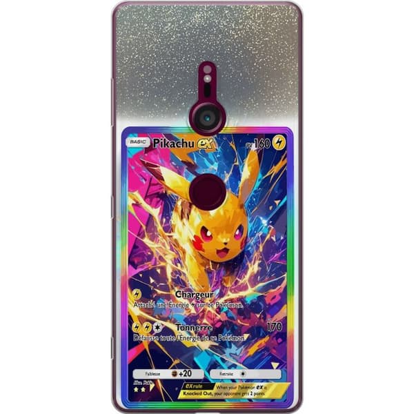 Kompatibelt Mobilskal till Sony Xperia XZ3 Pikachu gul
