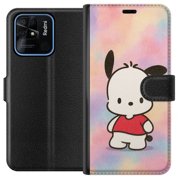 Xiaomi Redmi 10C Lompakkokotelo Kawaii Sanrio Pochacco