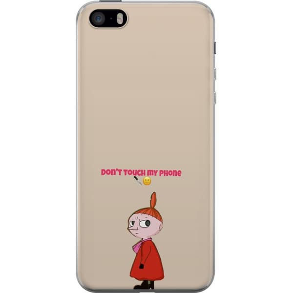Kompatibelt Mobilskal till Apple iPhone 5s Don't Touch My Phone rosa beige
