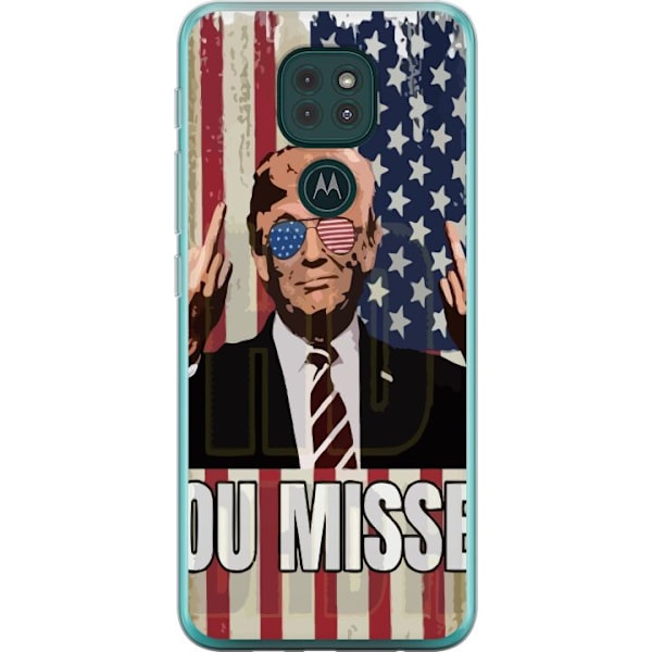 Motorola Moto G9 Play Gennemsigtig cover Trump