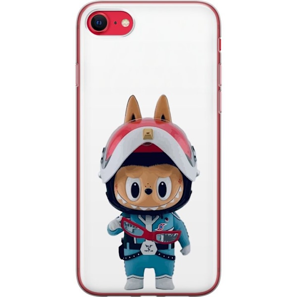 Apple iPhone SE (2020) Läpinäkyvä kuori How2work Labubu hirviöt x Ultraman Blue -hahmo
