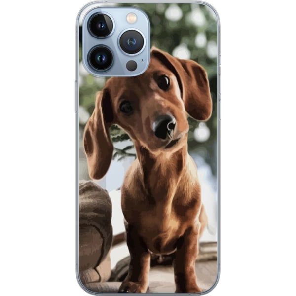 Apple iPhone 13 Pro Max Genomskinligt Skal Yngre Hund