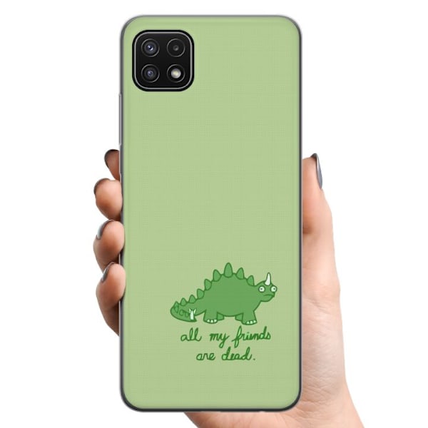 Samsung Galaxy A22 5G TPU Mobilskal Dinosaurier