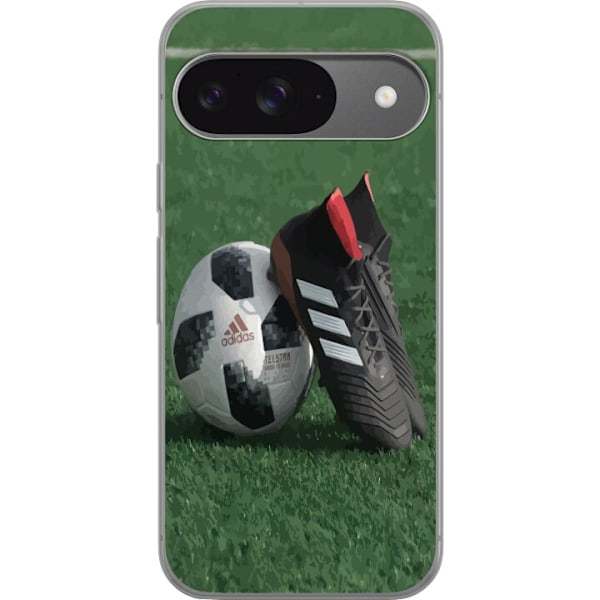 Google Pixel 9 Gennemsigtig cover Fotboll