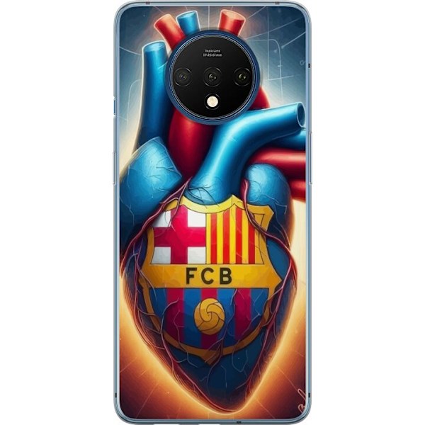 OnePlus 7T Gjennomsiktig deksel FCB Hjerte