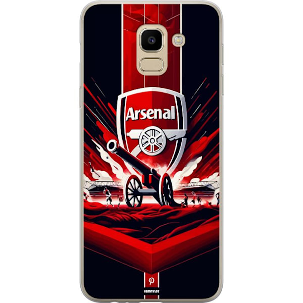 Samsung Galaxy J6 Läpinäkyvä kuori Arsenal