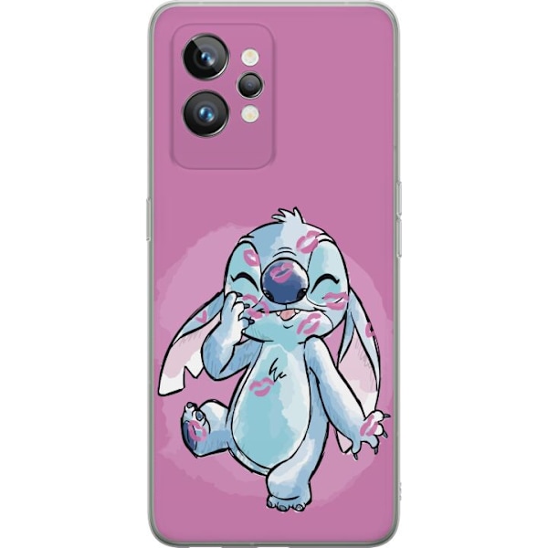 Realme GT2 Pro Läpinäkyvä kuori Stitch Puss