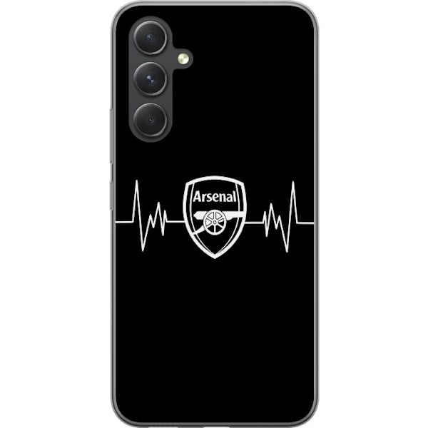 Samsung Galaxy S24 Läpinäkyvä kuori Arsenal