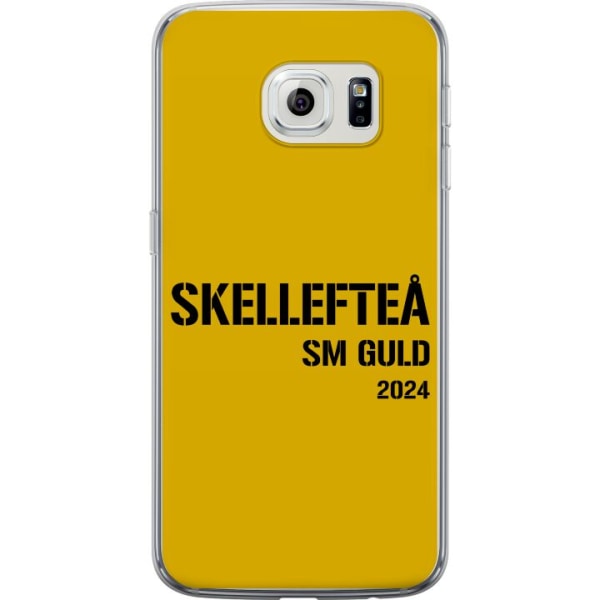 Samsung Galaxy S6 edge Gjennomsiktig deksel Skellefteå SM GUL