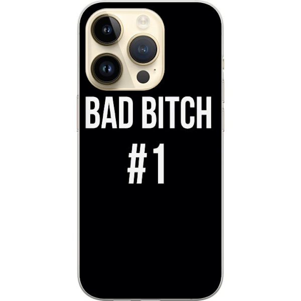 Apple iPhone 14 Pro Gjennomsiktig deksel Bad Bitch #1