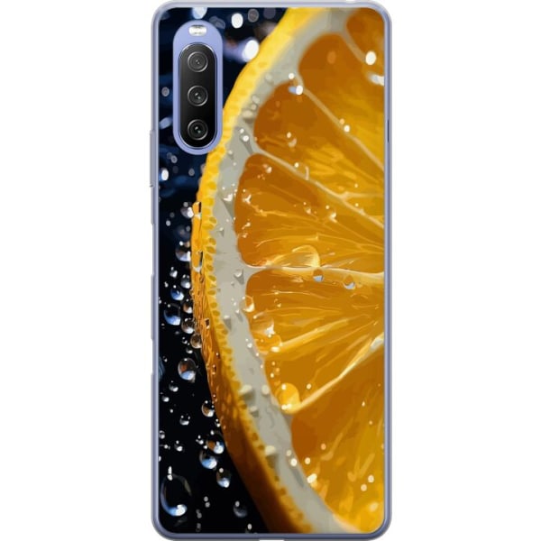 Sony Xperia 10 III Lite Gennemsigtig cover Appelsin