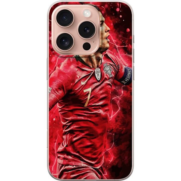 Apple iPhone 16 Pro Gjennomsiktig deksel Cristiano Ronaldo