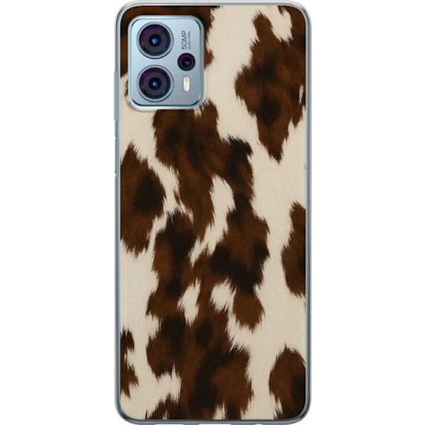 Motorola Moto G23 Läpinäkyvä kuori Värisuihku