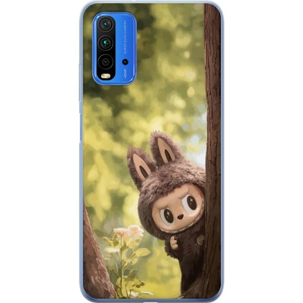 Xiaomi Redmi 9T Läpinäkyvä kuori Labubu Graffiti Vibes –