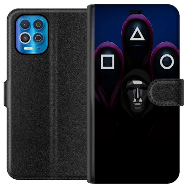Motorola Edge S Plånboksfodral Squid Game Säsong 3 Nya Ikoner Populär Serie TV Motiv Asiatisk Drama Trend Ikoniskt Grafisk Design