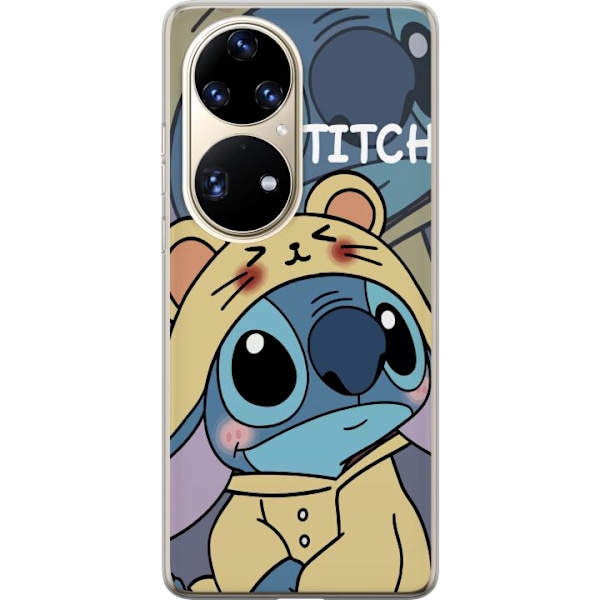 Huawei P50 Pro Genomskinligt Skal Stitch