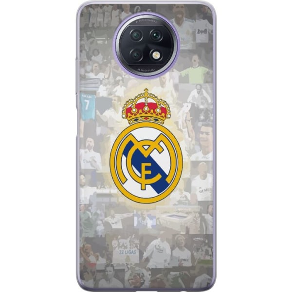 Xiaomi Redmi Note 9T Gennemsigtig cover Real Madrid