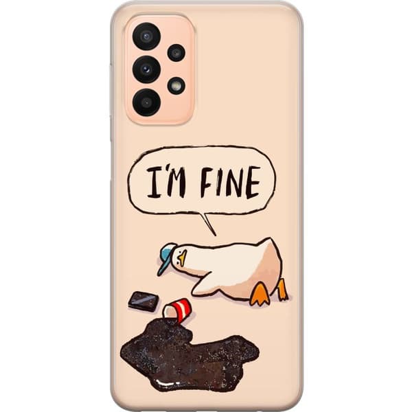 Kompatibelt Mobildeksel til Samsung Galaxy A23 Tanket and