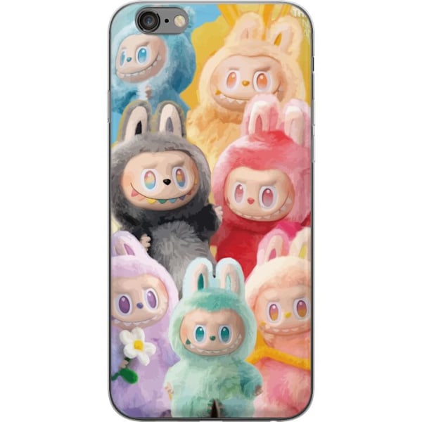 Apple iPhone 6s Plus Genomskinligt Skal Labubu Sketch Style
