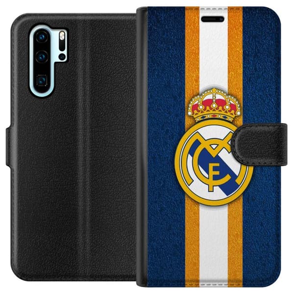 Kompatibelt Lommeboketui til Huawei P30 Pro Real Madrid CF