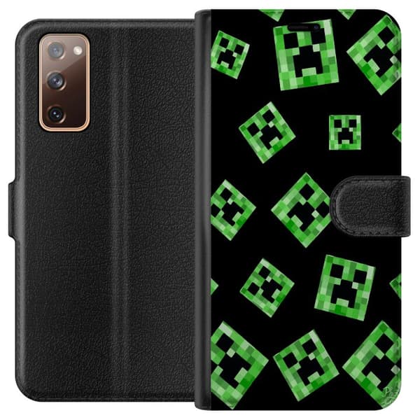 Kompatibelt Plånboksfodral till Samsung Galaxy S20 FE Minecraft