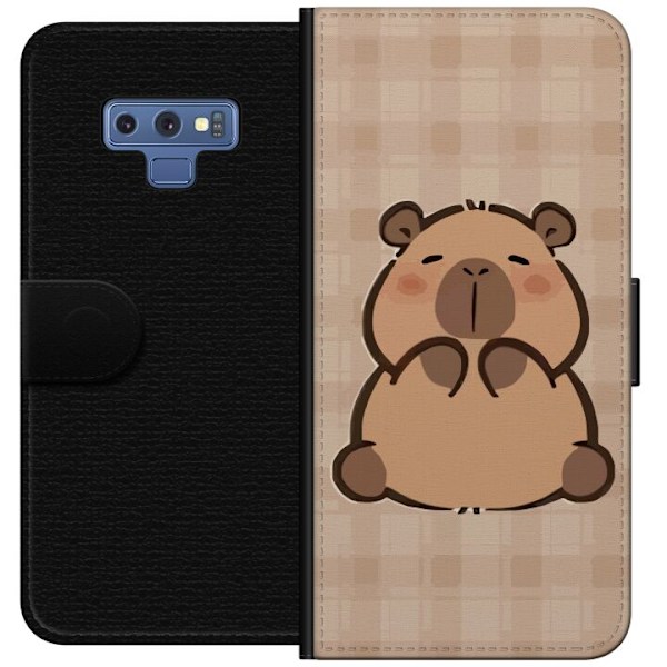 Samsung Galaxy Note9 Tegnebogsetui Mobilskal kawaii capybara flera figurer japansk stil