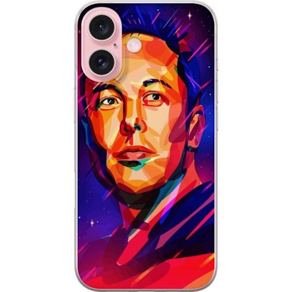 Apple iPhone 16 Gennemsigtig cover Elon Musk