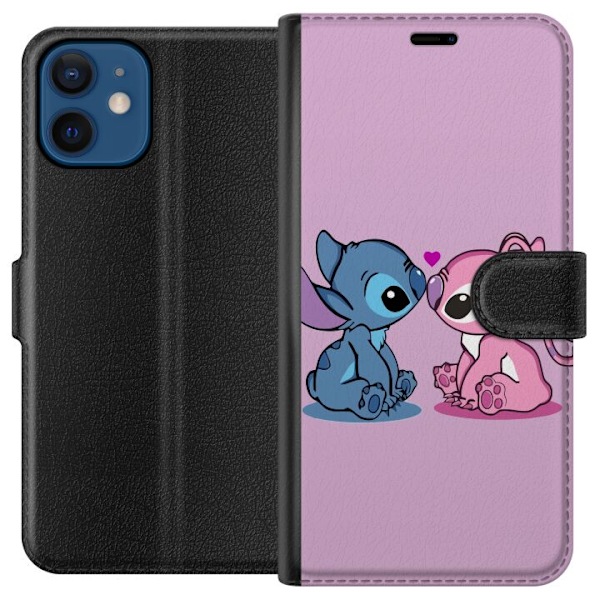 Apple iPhone 12 mini Tegnebogsetui lilo & stitch 2025