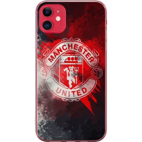 Apple iPhone 11 Genomskinligt Skal Manchester United
