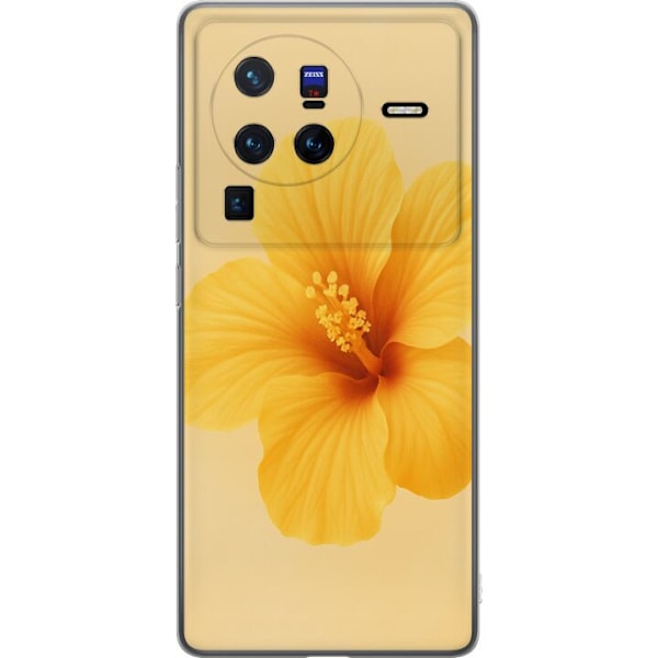 vivo X80 Pro Läpinäkyvä kuori Lemon Zing