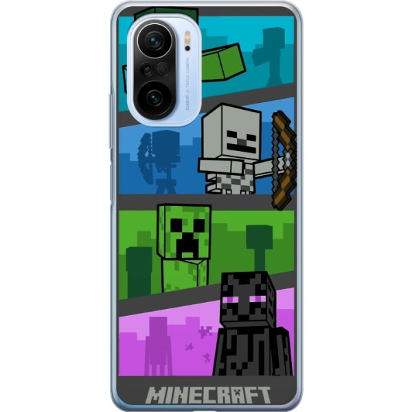 Xiaomi Mi 11i Läpinäkyvä kuori Minecraft