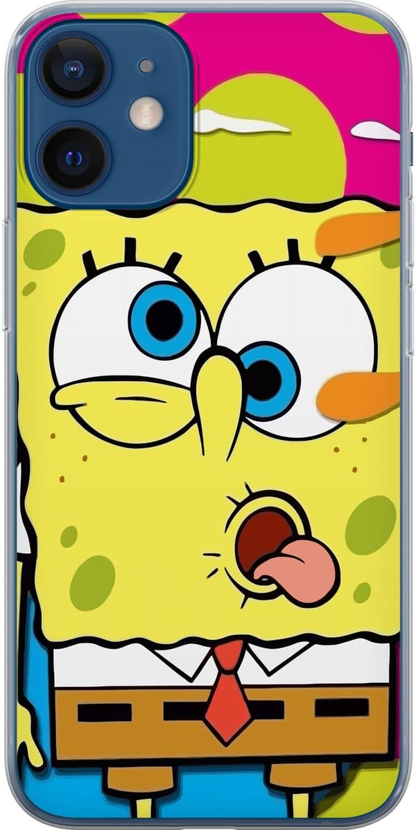 Yhteensopiva Puhelinkuori Apple iPhone 12 mini SpongeBob SquarePants