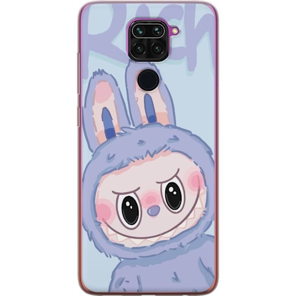 Xiaomi Redmi Note 9 Läpinäkyvä kuori Sininen Jänis Labubu