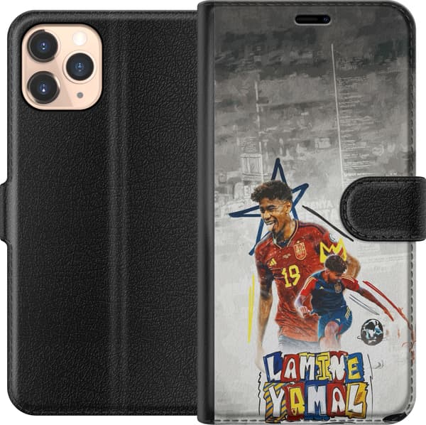 Kompatibel Tegnebogsetui til Apple iPhone 11 Pro Lamine Yamal