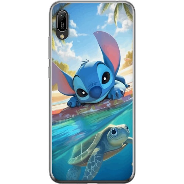 Huawei Y6 Pro (2019) Gennemsigtig cover Stitch med skildpadde
