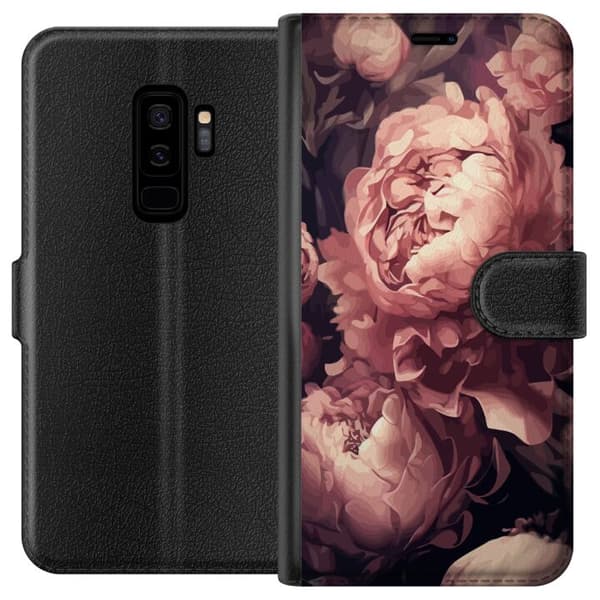 Kompatibelt Lommeboketui til Samsung Galaxy S9+ Blomster