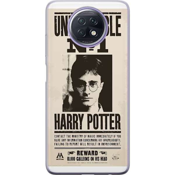 Xiaomi Redmi Note 9T Gennemsigtig cover Harry Potter