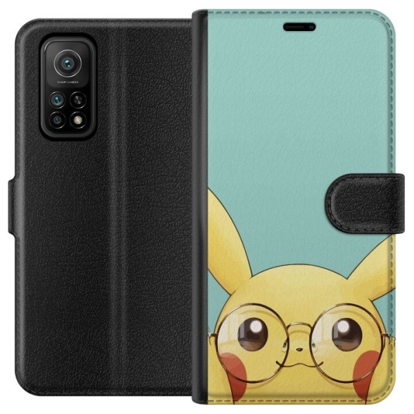 Xiaomi Mi 10T 5G Lompakkokotelo Pikachu lasit