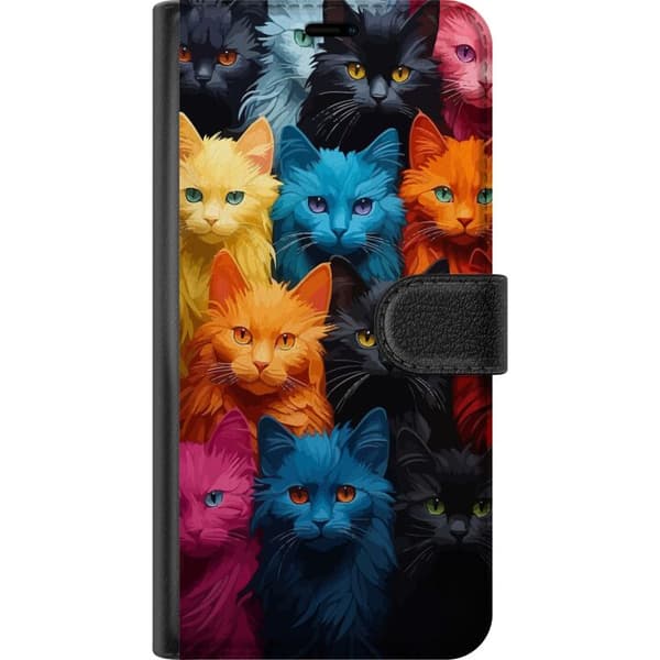 Kompatibelt Lommeboketui til Huawei P30 Pro Katter