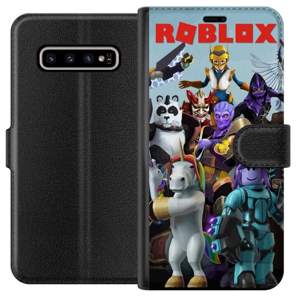 Kompatibelt Lommeboketui til Samsung Galaxy S10+ Roblox