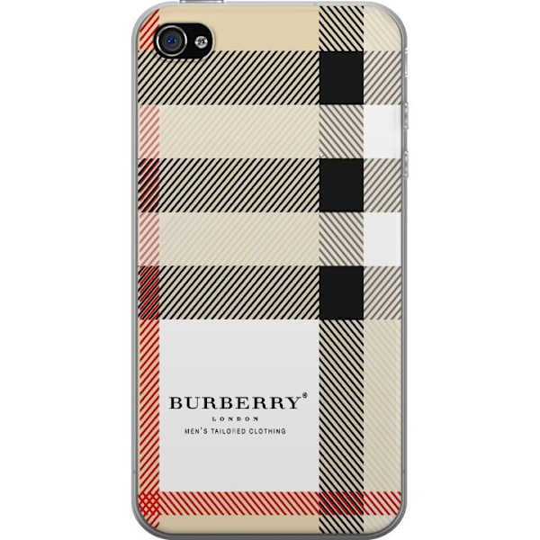 Apple iPhone 4 Läpinäkyvä kuori Burberry